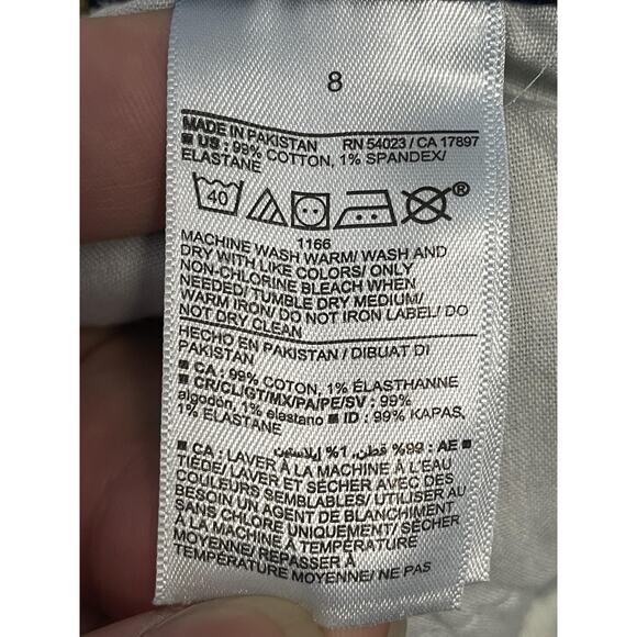 Old Navy Shorts Womens 8 Blue Denim High-Rise OG Short Button Fly Cuffed - Picture 12 of 13